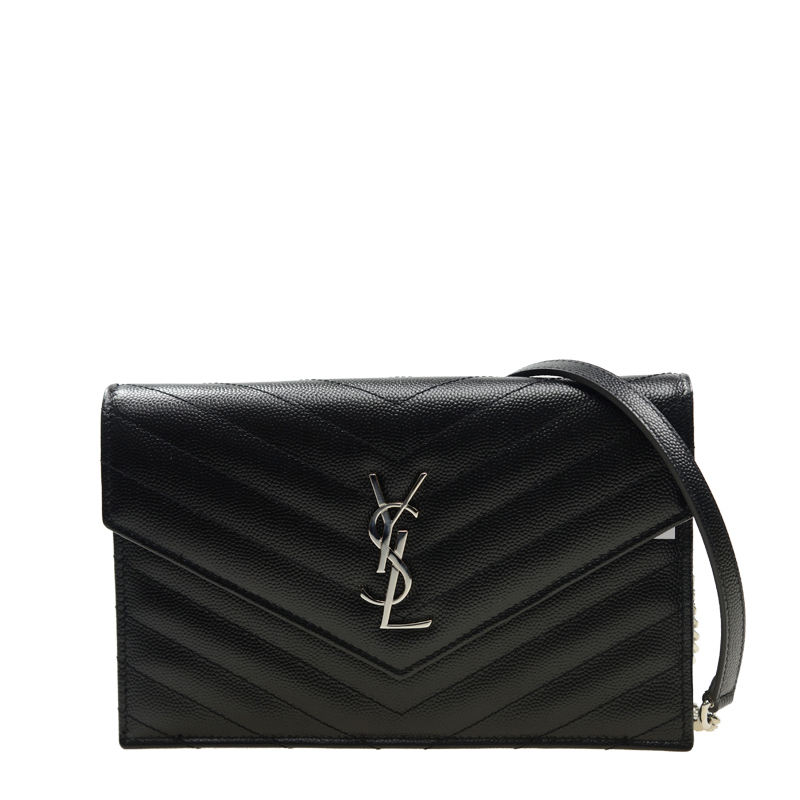 サンローラン SAINT LAURENT レディース ショルダーバッグ チェーンウォレット  393953 BOW02 1000