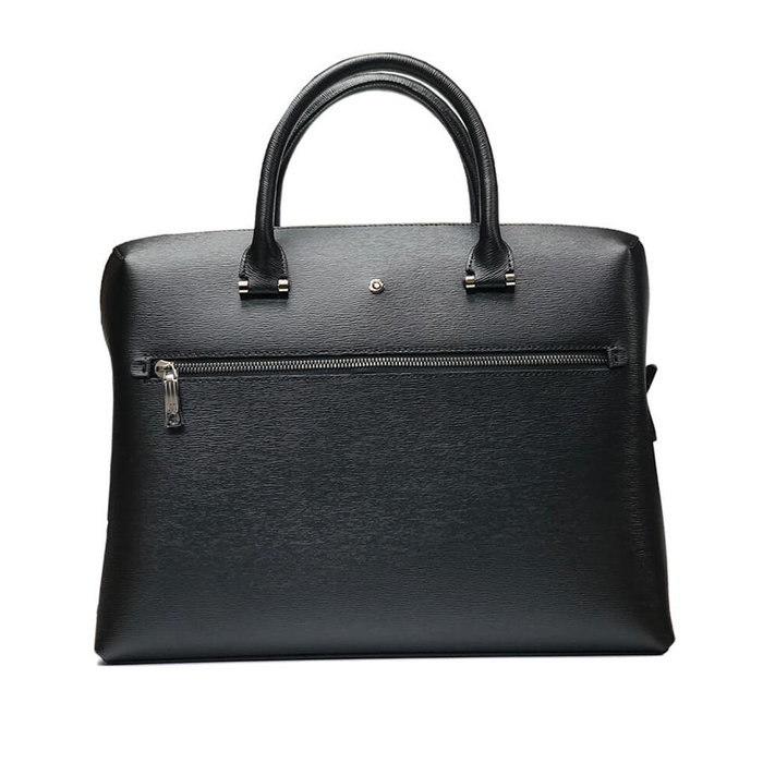 MONTBLANC BAG モンブランバッグ 114680 WESTSIDE SLIM BLACK LEATHER DOCUMENT CASE