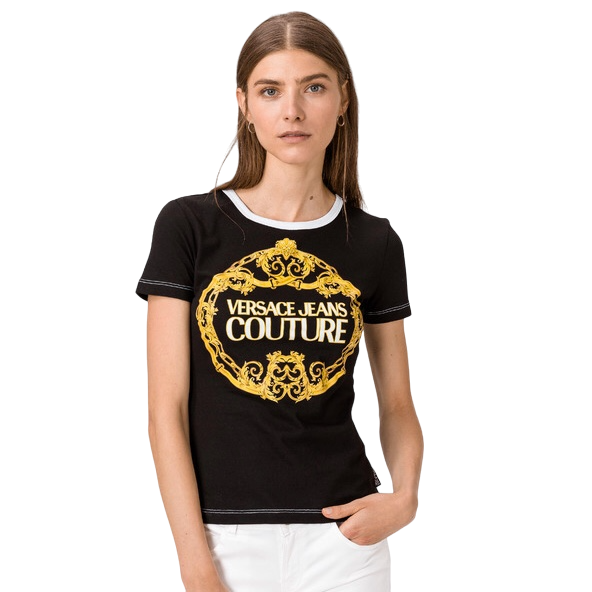 ヴェルサーチ VERSACE レディーズジーンズクチュールレディTシャツS B2HVA7E00311L03