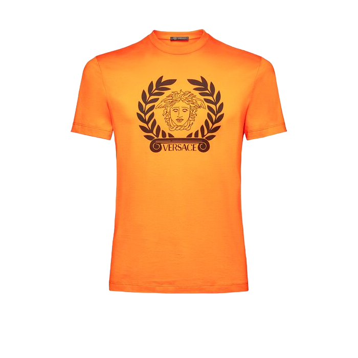 ヴェルサーチ VERSACE  メデューサプリントメンズ半袖Tシャツ A85156 A228806 A1200