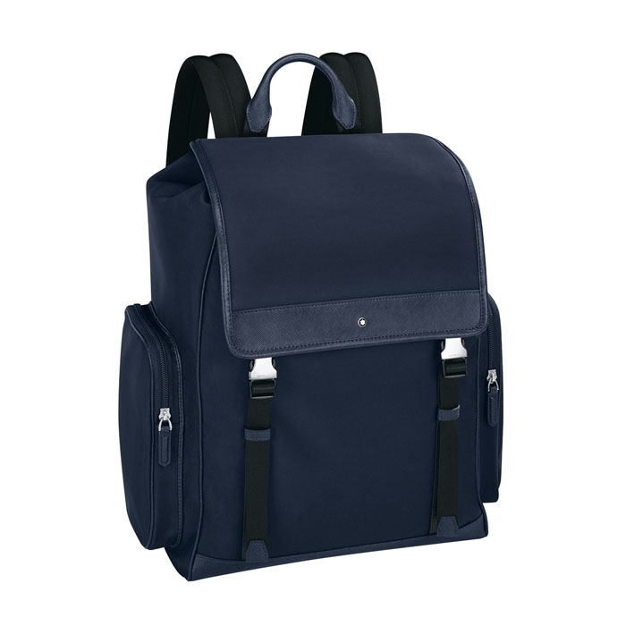 MONTBLANC BACKPACK モンブランバックパック Sartorial Jet Backpack Medium Blue 118384