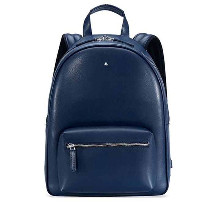 MONTBLANC BACKPACK モンブランバックパック 116752 Sartorial Small Leather Backpack - Indigo