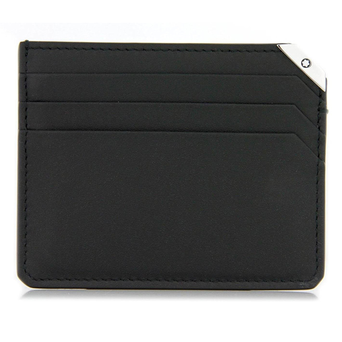 MONTBLANC WALLET モンブランウォレット 114674 Urban Spirit Black Leather Wallet 6 CC ? Black