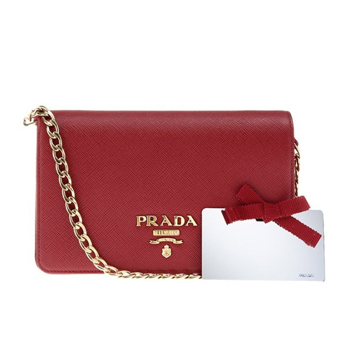 プラダ PRADA レディース バッグ 1BP006 NZV2 F068Z FUOCO Red