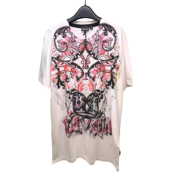 ジャストカヴァリ JUST CAVALLI メンズ T シャツ S01GC0186 N20663 100