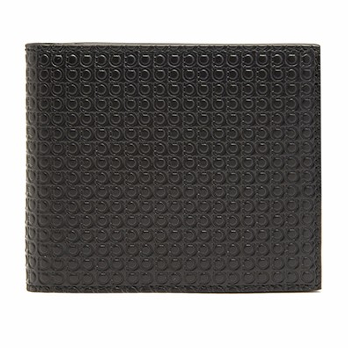 FERRAGAMO WALLET フェラガモウォレット  66-A509 P-C NERO GANCINI WALLET