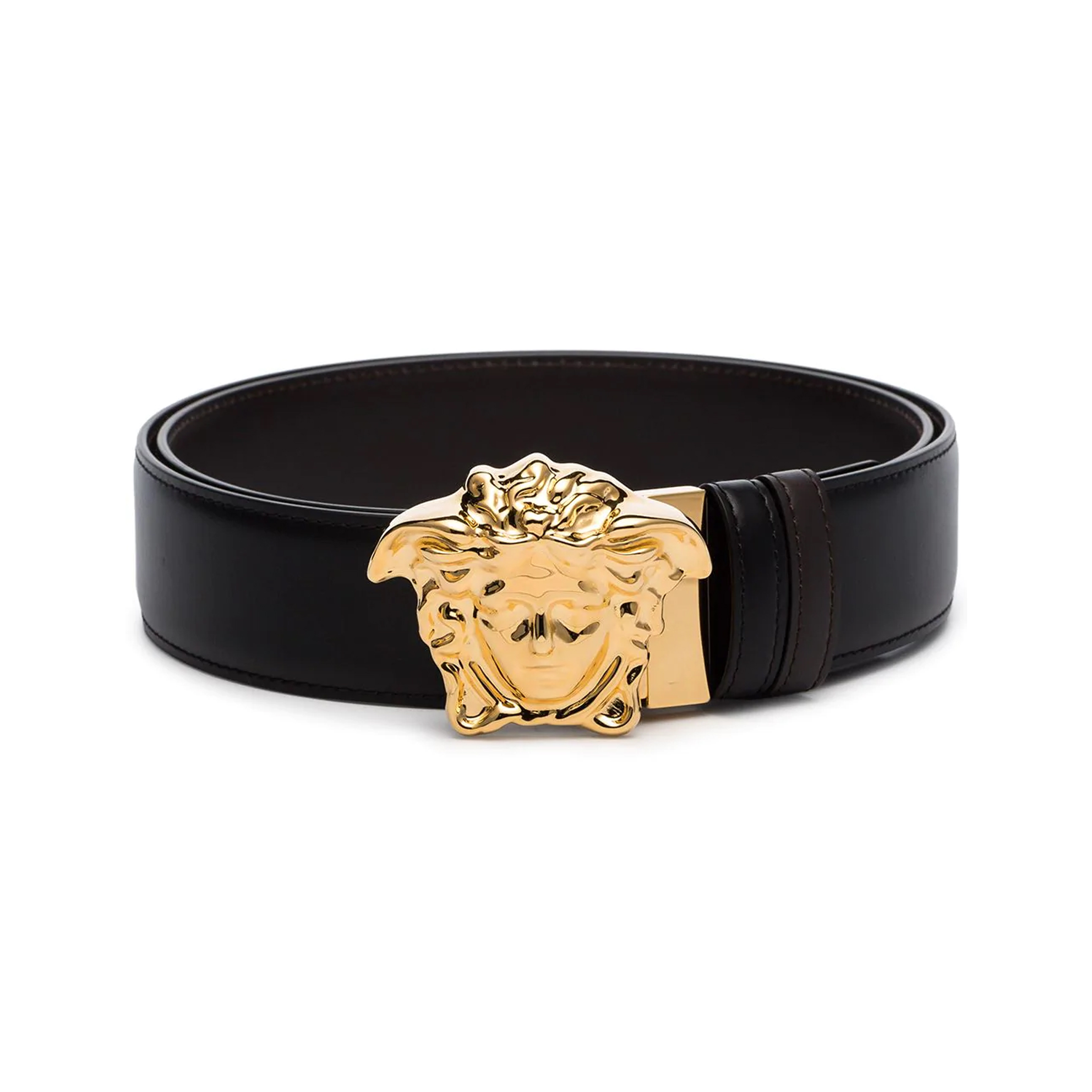 Versace black Medusa Head Belt ヴェルサーチベルト DCU6705 DVTPH Black