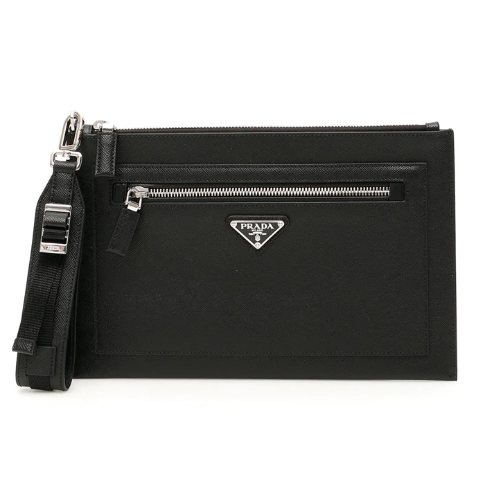 PRADA BAG プラダバッグ 2NH009 2CEL NERO SAFFIANO POUCH