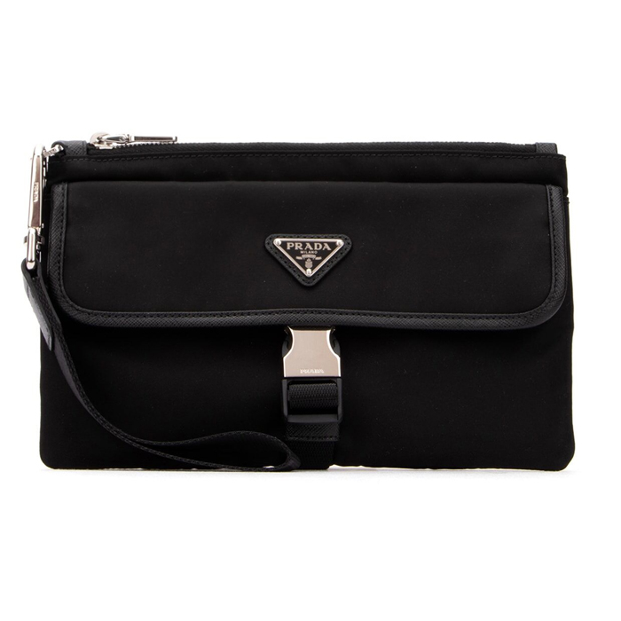 PRADA BAG プラダバッグ 2NH011 064 NERO BLACK NYLON CLUTCH