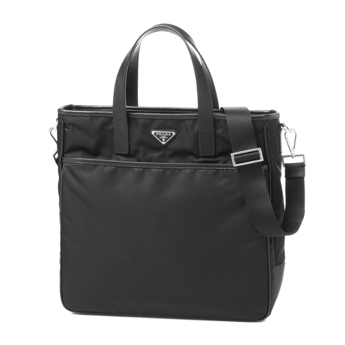 PRADA BAG プラダバッグ 2VG032 064 NERO Black shoulder tote bag