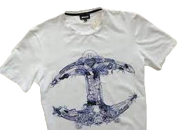 ジャストカヴァリ JUST CAVALLI メンズTシャツ S01GC0218 N20543 100