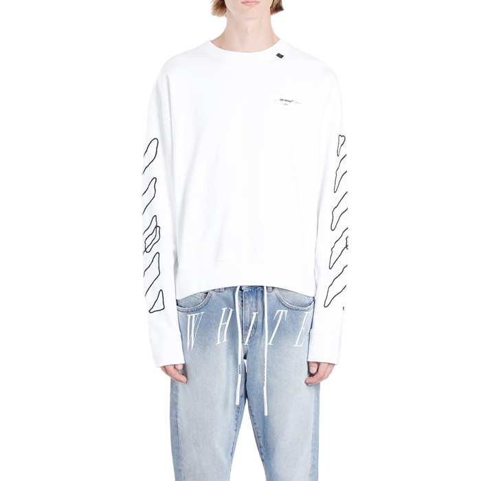 オフホワイト OFF WHITE メンズ スウェットシャツ OMBA035F19E300110110