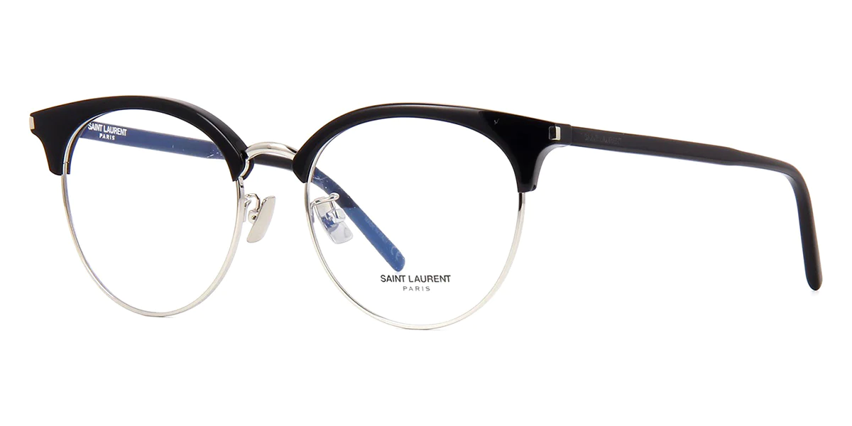 サンローラン SAINT LAURENT SL233-F ACETATE 002 52  ブラック メガネ ユニセックス