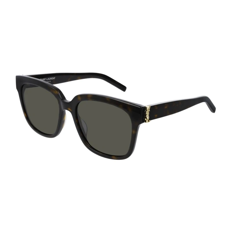 サンローラン SAINT LAURENT SLM40-F ACETATE 004 55 ダークハバナ/グレーサングラス メンズ