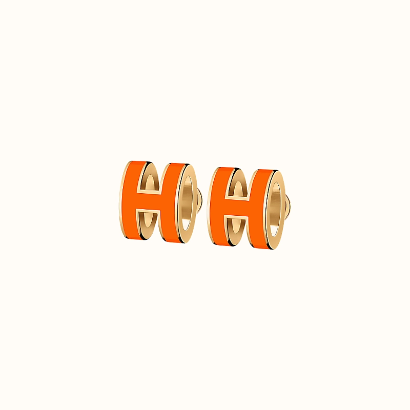 エルメス HERMES BRACELET レディースブレスレット H608001F-O GOLD Orange Mandarine