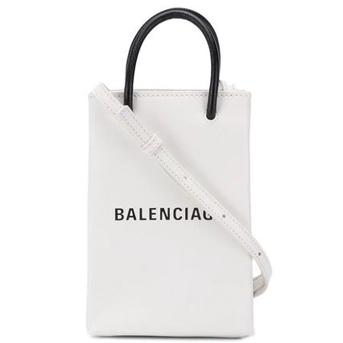 バレンシアガ BALENCIAGA レディース ショルダーショッピング フォン ホルダーバッグ 593826 0AI2N 9000