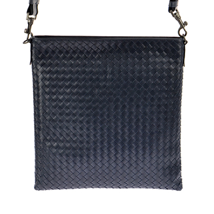 ボッテガヴェネタ BOTTEGA VENETA メンズメッセンジャーバッグ イントレッチャート 276356 V465C 4097 DARK BLUE