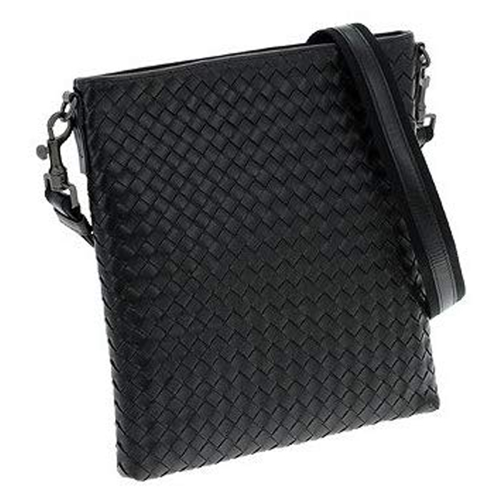 ボッテガヴェネタ BOTTEGA VENETA メンズメッセンジャーバッグ イントレッチャート 276357 V465C 1000 BLACK