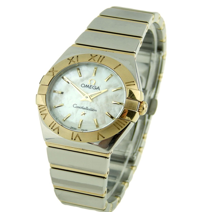 Omega Constellation 24 Steel and Gold Quartz 123.20.24.60.05.004