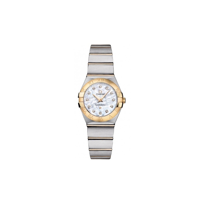 Omega Constellation Brushed 24mm Ladies Watch 123.20.24.60.55.002