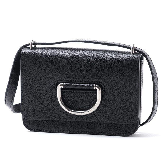 BURBERRY BAG バーバリーバッグ 4076704 BLACK The Mini Leather Dring Bag