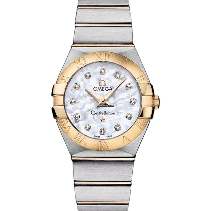 OMEGA Constellation Mother of Pearl Dial Ladies Watch 123.20.27.60.55.002