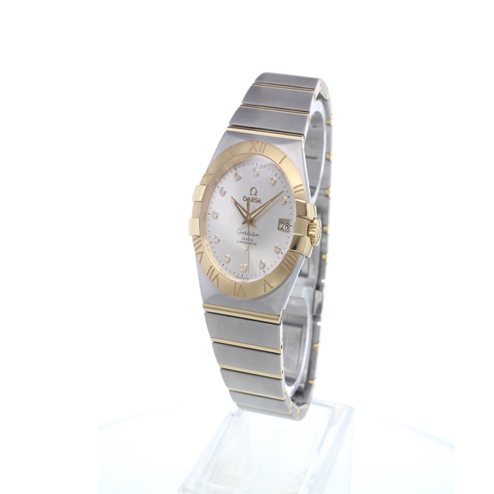 OMEGA 123.20.35.20.52.002 CONSTELLATION CO-AXIAL 35mm STEEL AND YELLOW GOLD - BRAND NEW