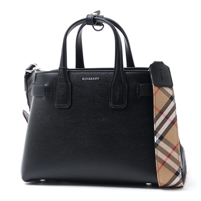 バーバリーBURBERRY BAG レディースバッグ 4076748 Black SMALL BANNER スモール バナー