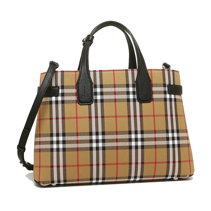 BURBERRY BAG バーバリーバッグ 4076953 00100 Black Beige Shoulder Bag