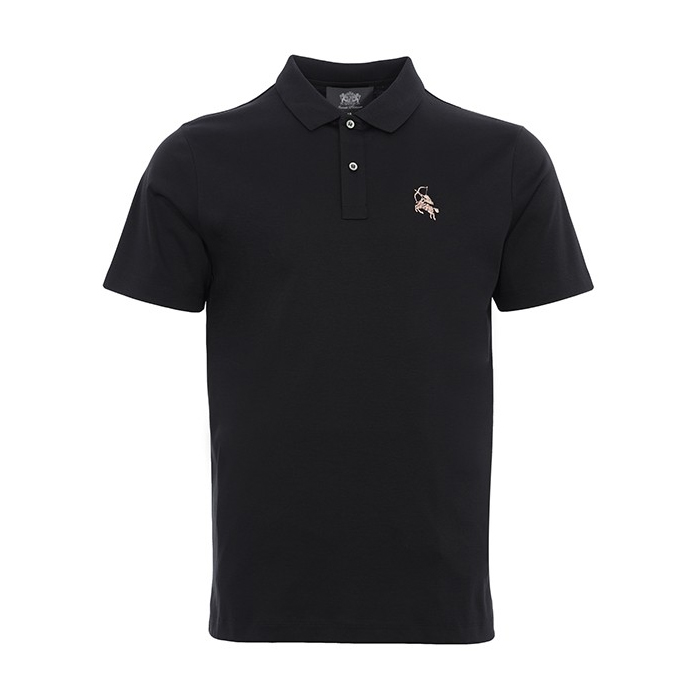 ISARATTI MEN POLO-SHIRT イサラツメンズポロシャツ Q4131SKCINT NEGR