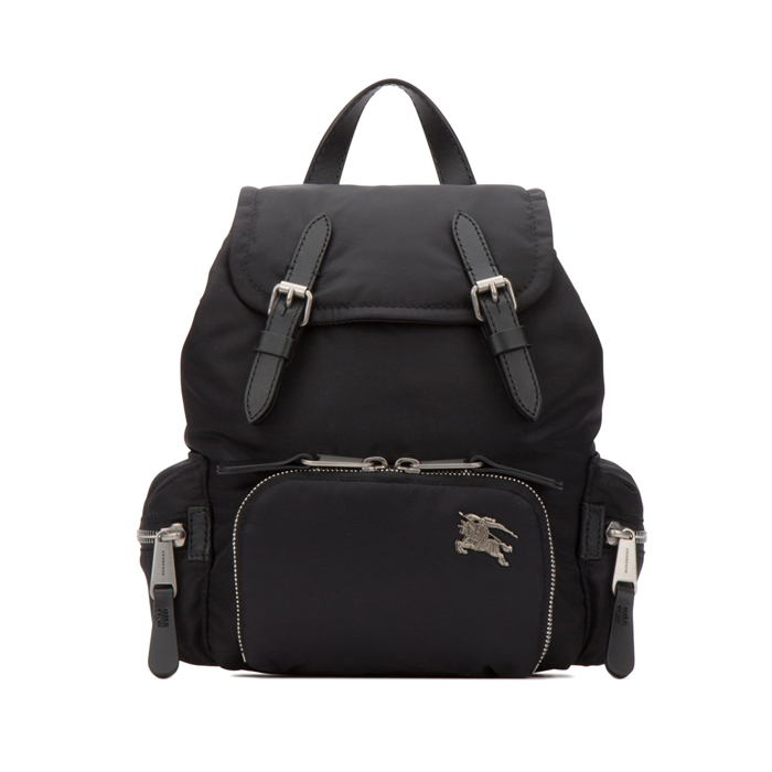 BURBERRY BACKPACK バーバリーバックパック8006716BLK Black polyamide blend small Rucksack backpack