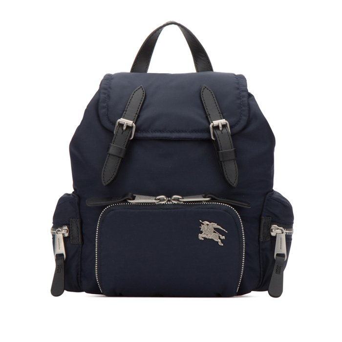 バーバリーBURBERRY BACKPACK レディースバックパック 8006719 A1243 INKBLUE ブルー ナイロン スモール リュックサック