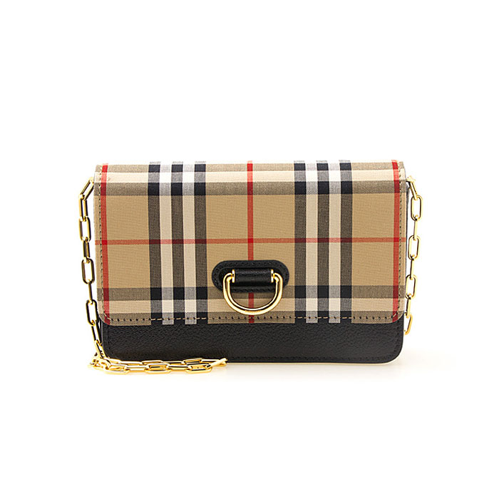 BURBERRY BAG バーバリーバッグ 8009530 A1189 BLACK vintage check WAY shoulder / clutch bag