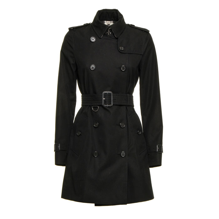 バーバリー BURBERRY LADY レディースコートThe Sandringham- Short Trench Coat 3900450 BLACK 19FW