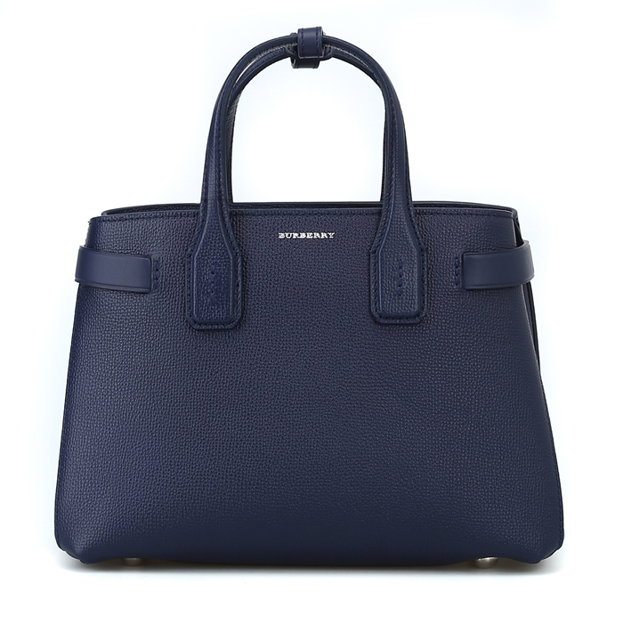 BURBERRY BAG バーバリーバッグ 4076636RE-B The Small Banner regency blue leather bag