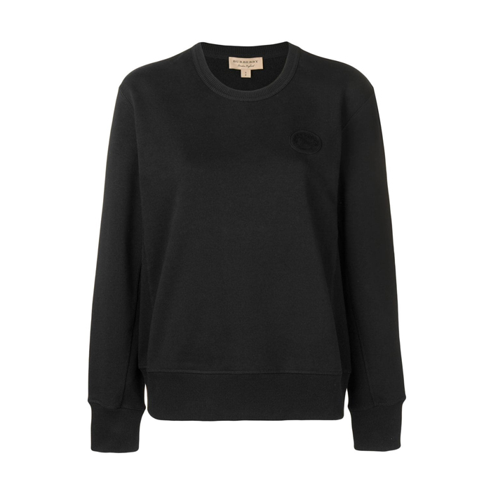 BURBERRY LADY SWEATSHIRT バーバリーレディーススウェットシャツ 8007168BLKL BLACK