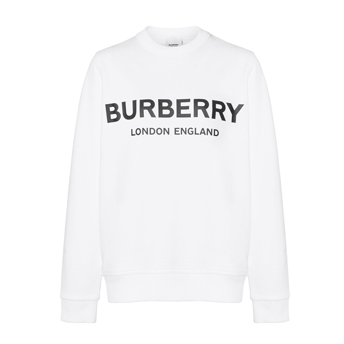 バーバリー BURBERRY スウェット プルオーバー クルーネック ホワイト レディース  8011443 WHIT