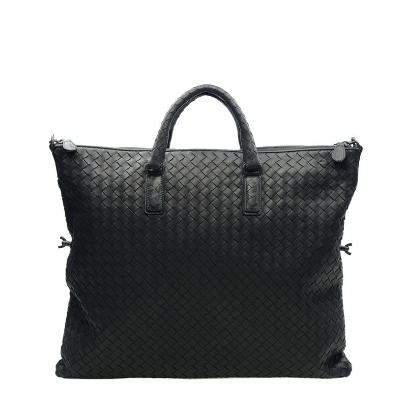 ボッテガ・ヴェネタ BOTTEGA VENETA メンズハンドバッグ 354216 V0016 8175 ラムスキン ブラック