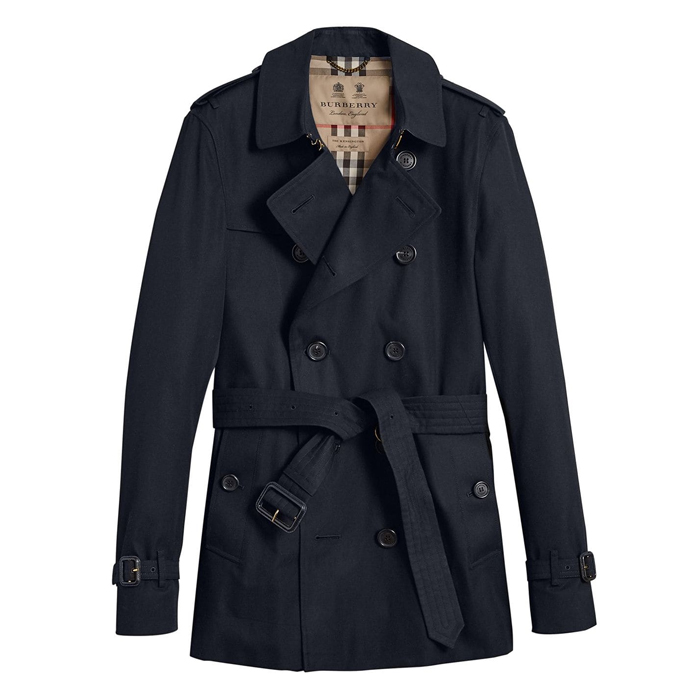 BURBERRY MEN COAT バーバリーメンズコート 4010718NAVY The Chelsea ? Short Trench Coat