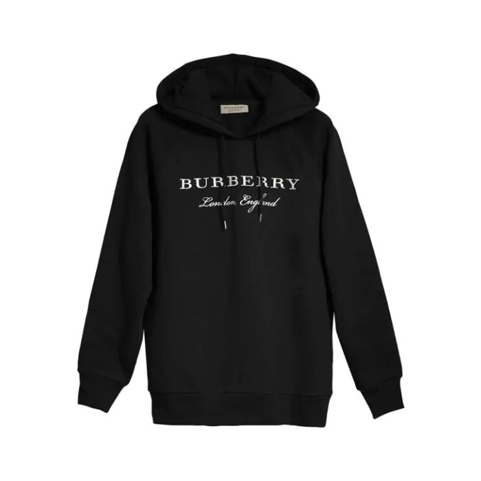 BURBERRY LADY SWEAT SHIRT バーバリーレディーススウェットシャツ 4067837 Black logo hoodie 19FW