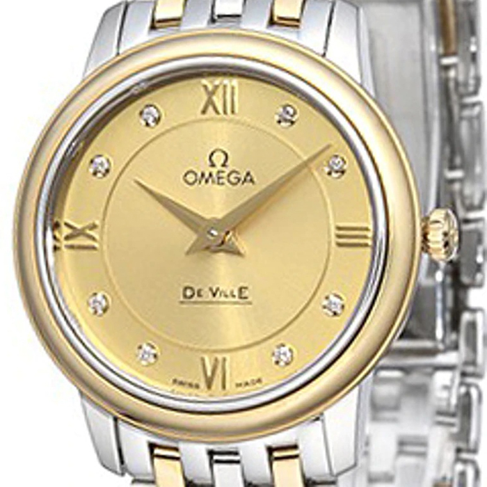 OMEGA De Ville Quartz 27.4mm Women's Watch 424.20.27.60.58.001