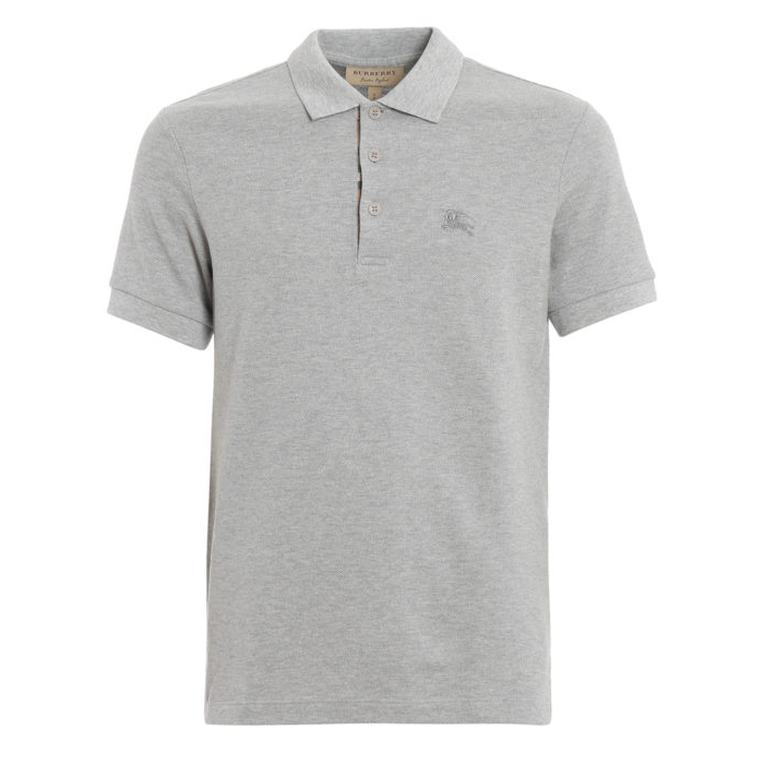 BURBERRY MEN POLO-SHIRTS バーバリーメンズポロシャツ 8004241PAGM Hartford classic grey cotton polo