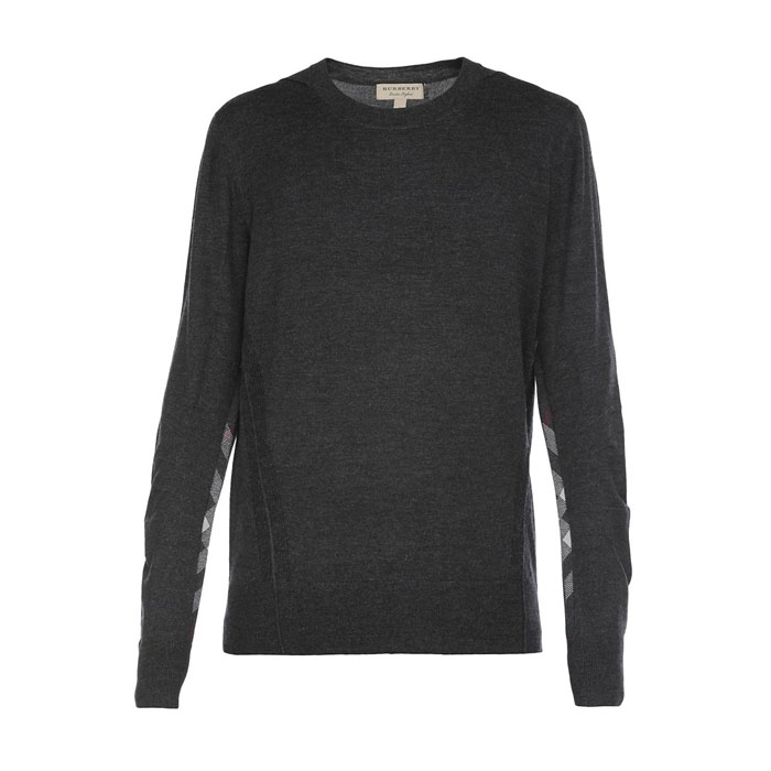 BURBERRY MEN SWEATER バーバリーメンズセーター 4061739 CHARCOAL Grey