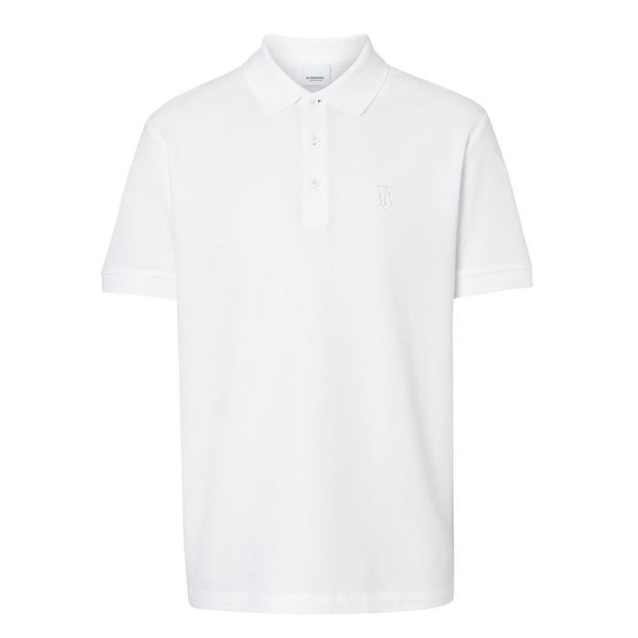 バーバリーBURBERRY MEN POLO-SHIRTS メンズポロシャツ 8014005WHIT Monogram motif polo shirt