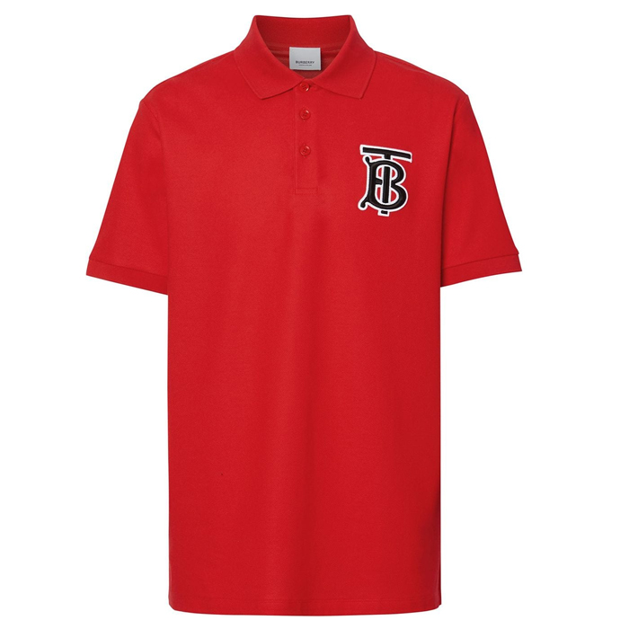 BURBERRY MEN POLO-SHIRTS バーバリーメンズポロシャツ 8017207BIRE Monogram motif polo shirt