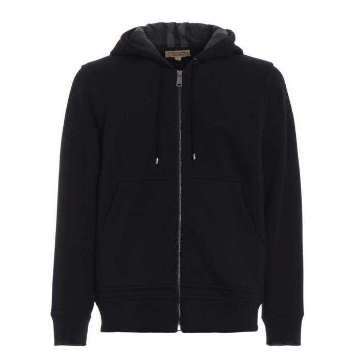 BURBERRY MEN SPORT JACKET バーバリーメンズスポーツジャケット 4061799BLK Fordson black zipped hoodie