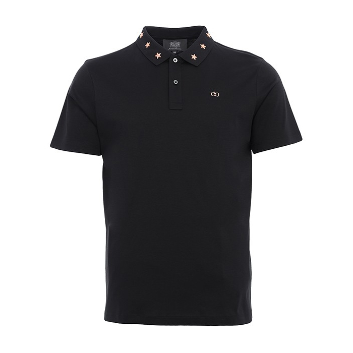 ISARATTI MEN POLO-SHIRT イサラツメンズポロシャツ Q4134SKCINT NEGR