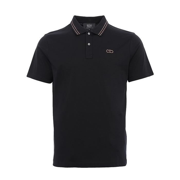 ISARATTI MEN POLO-SHIRT イサラツメンズポロシャツ Q4135SKCINT NEGR