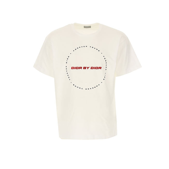 DIOR MEN T-SHIRT ディオール メンズ Tシャツ 863J611W5810 089 WHITE