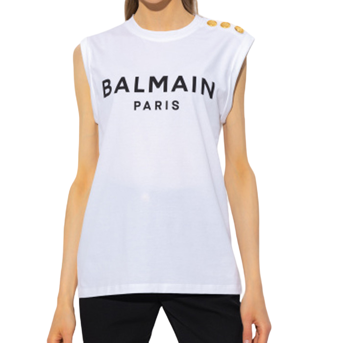 バルマン BALMAIN レディース ベスト BF1ED001 BB02 GAB